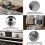 Gas Stove Range Knobs Switch For YKFED500EBS3 KFED500EWH05-4PCS 6