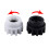 3Pcs Easy Mop Pedal Broom Spin Mop Replacement One Way-Black 5