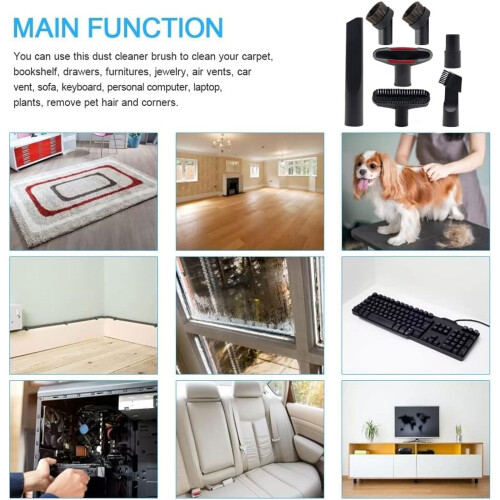 Set van 7 spleetmondstuk Stofzuigeraccessoires 1