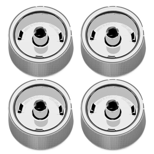 Stove Oven Knobs Burners Control Dial Knob for W11156487-4PCS