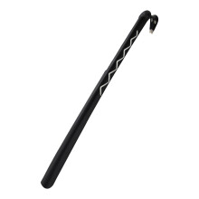Shoe Horn with Long Handle, Long Shoe Horn, Shoe Lifter Easy Shoe Helper with Long Handle for Seniors, Extra Long Shoe Horn for Boots, Black