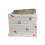 Quilted Storage Basket Safe Embroidery Multifunctional-Cherries 1
