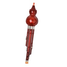 Hulusi Gourd Silk Professional Hulusi Musical Instruments Cucurbit Flute Adult (43 x 8 cm)