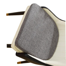 Elastics Cushion Features Pearls Cotton for Family-Dark Gray 1