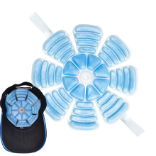 Cold Compresses for Helmets, Reusable Cold Compresses, Flexible Cooling Bands for Builders, Cycling, Fishing and Outdoor Activities