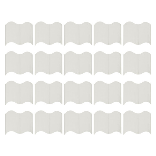20pack Garden Partition Panels Separating Area Decorating-White
