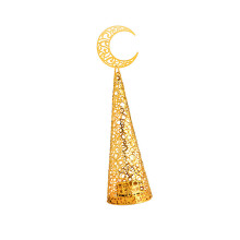Metalen uitsparing Bakhoors branders Arabische Moon Star-ALS