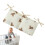 Nappy Caddy Organiser with 2 Pockets, Bedside Caddy for Cot, Nursery Boo Bear 1