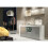 Sideboard 145cm Aurora - White & Grey Gloss Doors 2