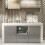 Sideboard 145cm Aurora - White & Grey Gloss Doors 4