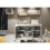 Sideboard 145cm Aurora - White & Grey Gloss Doors 6