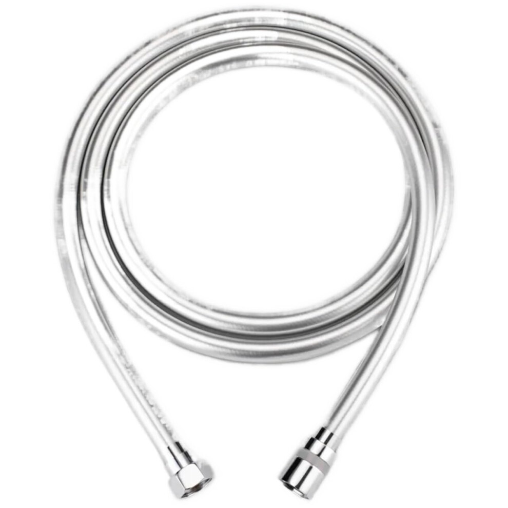 Shower Hose Silver 1.5/2.0 M Pvc Hand Shower Hose Gi/2 Universal Interface Pressure Thickening Flexible Antikink (2.0M) 9365049899055