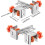 Drawer Front Panel Installation Clamp  1 Pair, Jig For Cabinet Face Frame Alignment NoHandle, Adjustable Mounting 2
