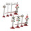 Railway Model Light Table Decoration Made of Sand Plastic 1
