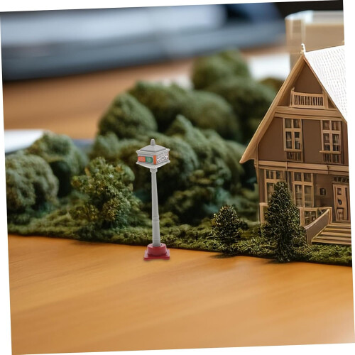 Railway Model Light Table Decoration Made of Sand Plastic 2