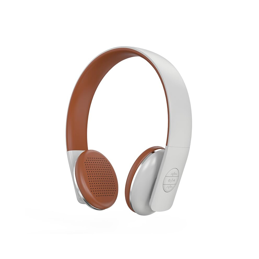 Onear Headphones Bluetooth 5.0, 20Hour Playtime, Hd Voice, Memory Foam Earpads, Adjustable Fit, Lightweight White 9365049914208