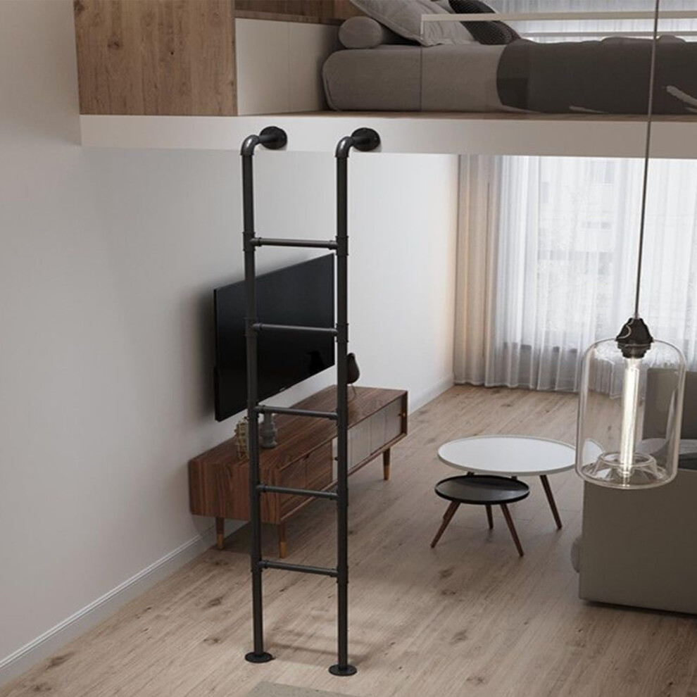 Robust Emergency Ladder For Window Wells, Metal Climbing Ladder For Attics, Bunk Beds, Rvs, 150 Kg Capacity, Safe And Reliable Escape Solution 9412369140630