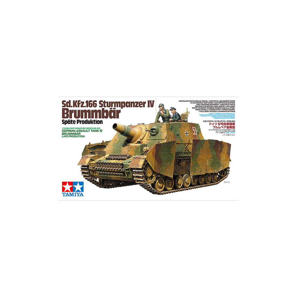 Tamiya 35353 German Assault Tank IV Brummbär Model Kit Scale 1:35