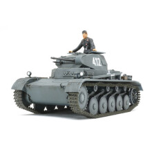 Tamiya 300032570 - 1:48 WWII German tank II, version A,B,C F.C.
