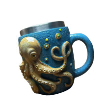 Tasse à thème de poulpes pour les lieux de divertissement,-D