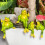 Statue de grenouilles, décor de Pot Huggers pour plantes,-2 3