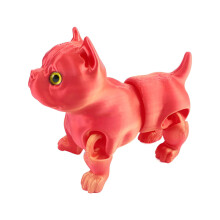 Jouet modèle de chien, petite figurine de-Or rouge brillant
