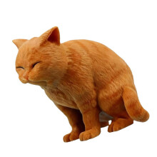 3D-geprinte Kitten Tandpasta Squeezer Cover Lid Vomit Design