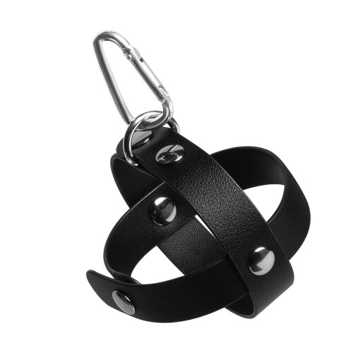 Support de balle de baseball en cuir de qualité supérieure,-Noir
