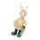 Spring Rabbit Statue Sculpture Collectible-take an umbrella 1