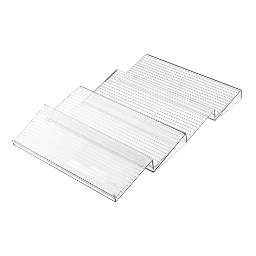 Three Tiers Step Spice Rack Drawer Shelf For Kitchen-S 4 slices