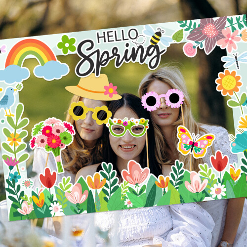 Portable Spring Celebration Props Handheld Funny Decorations-2 2