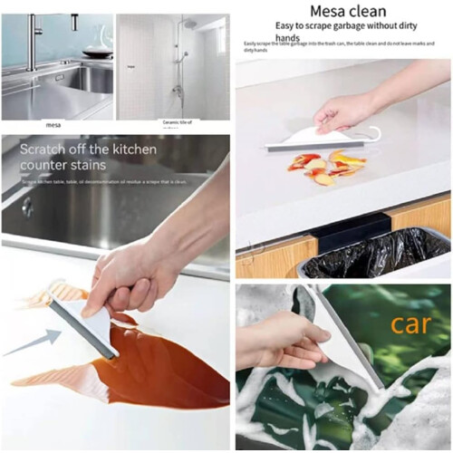 All-purpose Mini Squeegee, Smooth Surface Cleaning For Shower Doors And Windows, Ergonomically Designed Handle For Comfortable Grip And Easy Storage W 1