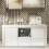 Sideboard 145cm Aurora - White with Gloss Doors 4