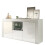 Sideboard 145cm Aurora - White with Gloss Doors 8