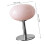 Dimmable Bedside Lamp, Simple Modern Table Lamp with Iron Base for Reading Home (Pink) 4