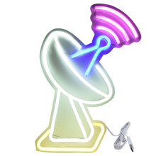 Anime neonreklám, szabályozható LED fali dekoráció hálószobába, férfi barlangba, USB-s dekoráció, távirányítós tündérfények,