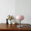 Dimmable Bedside Lamp, Simple Modern Table Lamp with Iron Base for Reading Home (Pink) 5