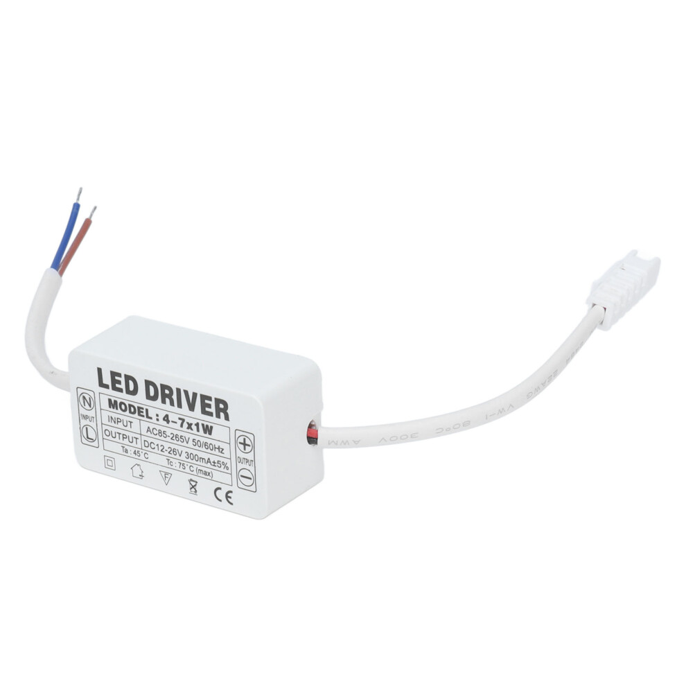 Power Supply For Led Driver Systems, Transformer Adapter Input Ac85-265V Output Dc12-26V 300Ma, Constant Current Led Power Unit With No Noise 9358999830957