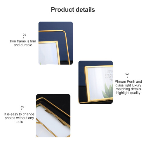 Delicate And Concise Style Metal Picture Frames, Multi Functional Design For Every Application, Amenable To Any Use (1) 1