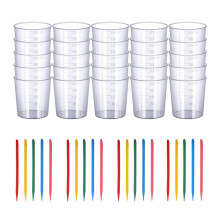 Smooth Surfaces Plastic Resin Stirring Container For-200ml