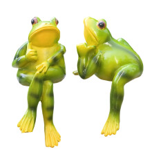 Thumb Up Frösche Figuren Blumentopf Huggers Hängende Frösche-1