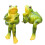 Figurines de grenouilles à pouce vers le haut, Pot de fleur,-1 1