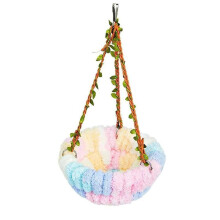 Hängende Vogelbett-Hängematte mit weichem Plüsch-Design,-A