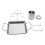 Grille de cuisson professionnelle pour dinde, barbecue, avec bac 1