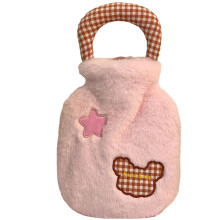 Sac d'eau chaude recouvert d'ouatine pour épaule,-Rose
