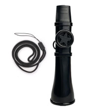 Kazoo for Kids and Adults, Saxophone Kazoo with Keychain, EasytoLearn Instruments, Lightweight Kazoo with FoodGrade Mouthpiece for All Ages, Black