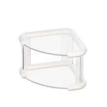 Easy Move Plastic Cup Storage Shelf For Kitchen-Double 1