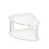 Easy Move Plastic Cup Storage Shelf For Kitchen-Double 1 1