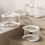 Easy Move Plastic Cup Storage Shelf For Kitchen-Double 1 5