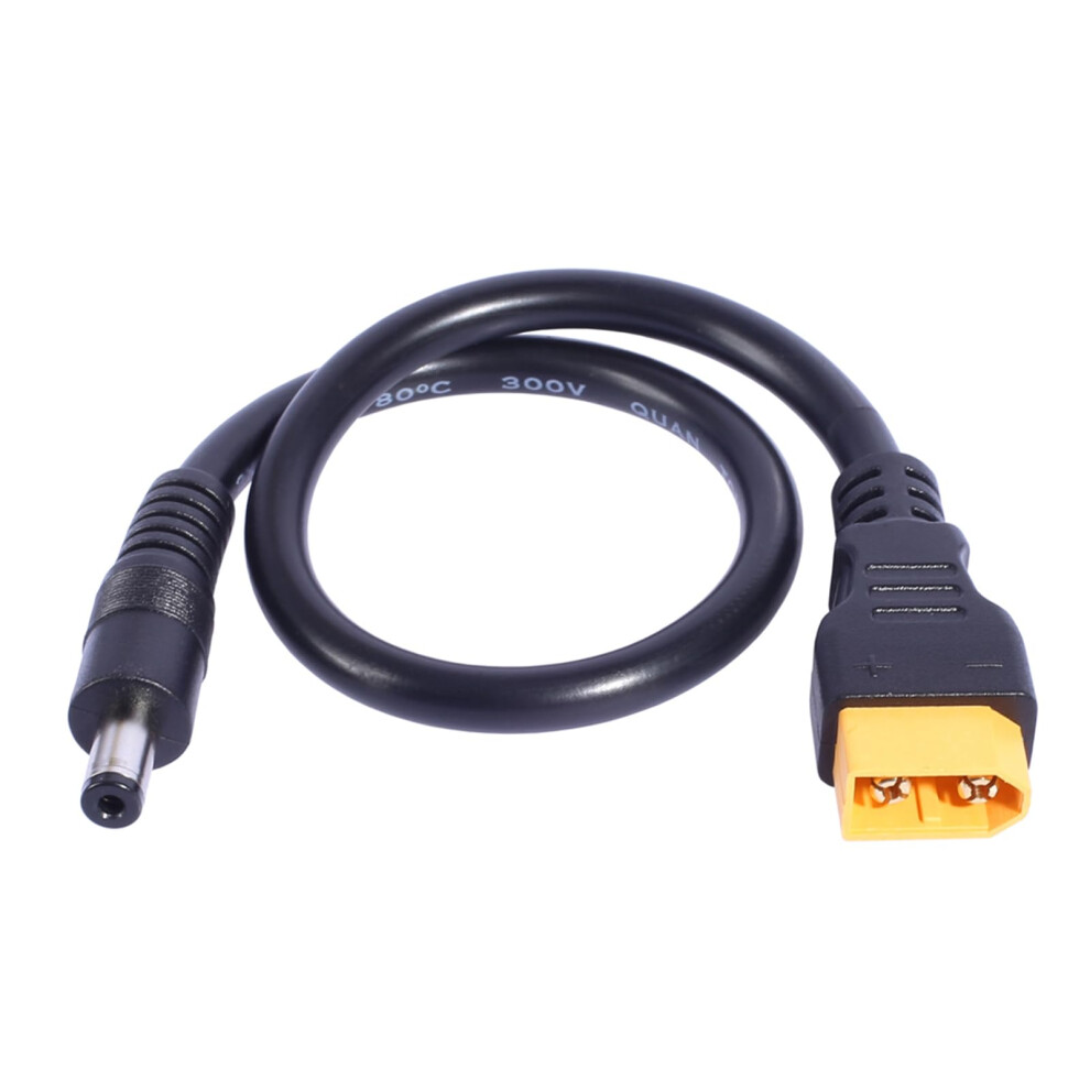 Xt60 To Dc Power Cable 5.5X2.1mm And 5.5X2.5mm Adapter 30Cm For Fpv Monitor Solar Panel 9164114037381